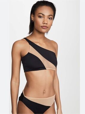 Norma Kamali Snake Mesh Bikini